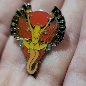 Satan "Hell Rider" Enamel Pin Vintage